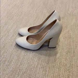 Casadei white pump